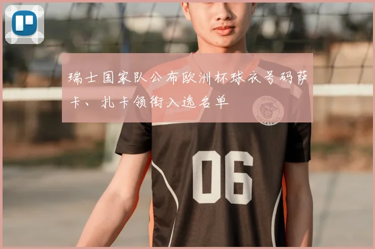 瑞士国家队公布欧洲杯球衣号码萨卡、扎卡领衔入选名单